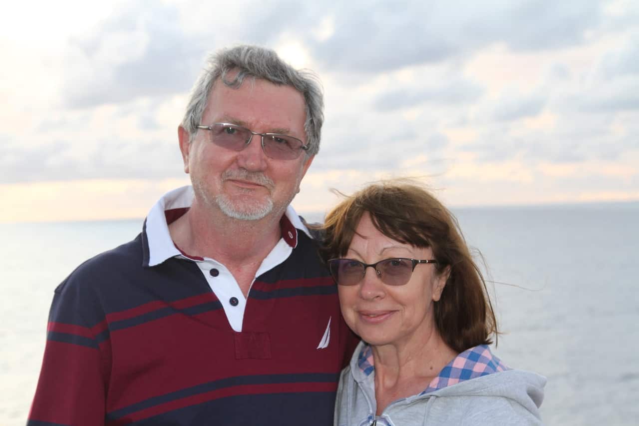 Vladimir Kouzmin and his wife Olga