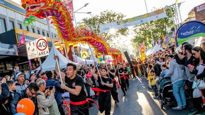 Moon Festival in Cabramatta, Fairfield Council, NSW