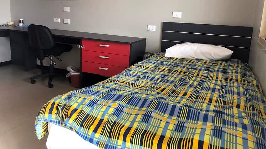 One of the rooms inside the Manigurr-ma residential village in Howard Springs.