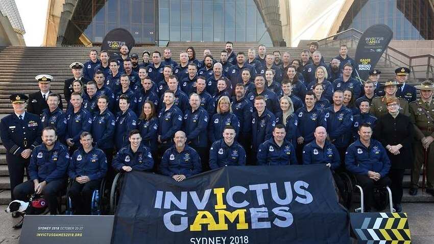 The final countdown to the Sydney Invictus Games for wounded defence veterans is underway. (AAP)