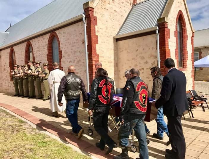 Re-interment of Private Mack Miller