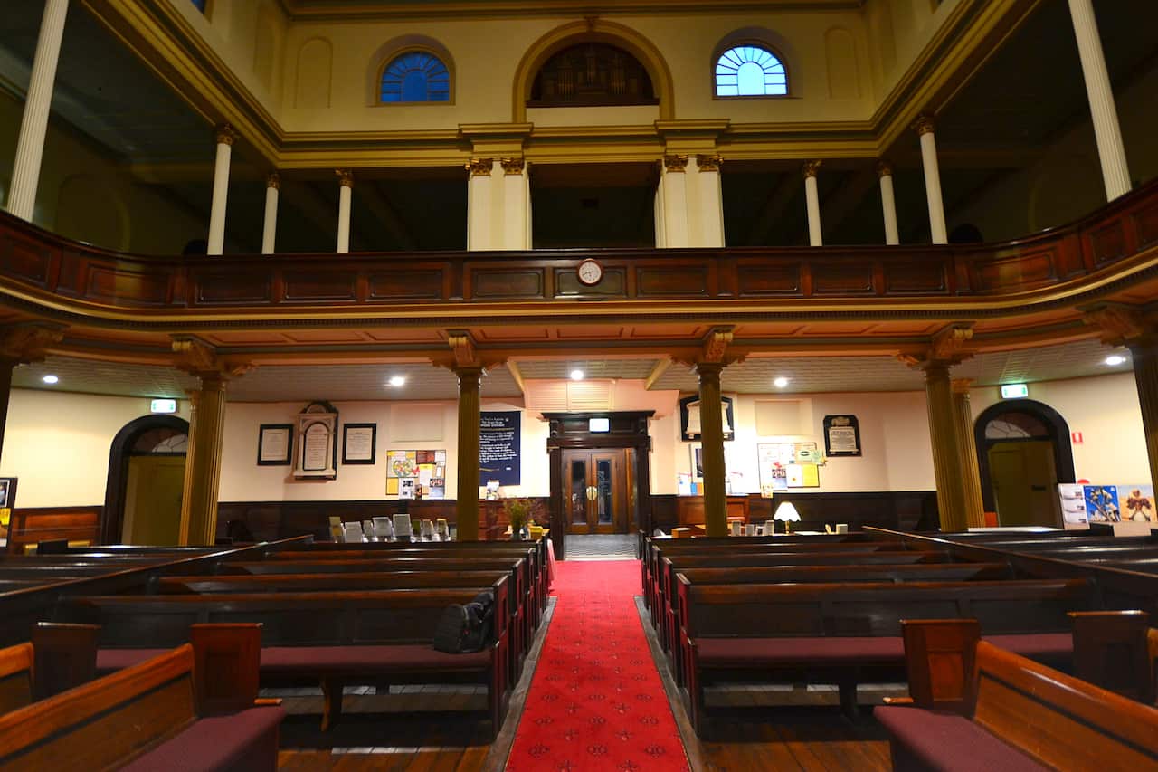 Uniting church on Pitt street in Sydney