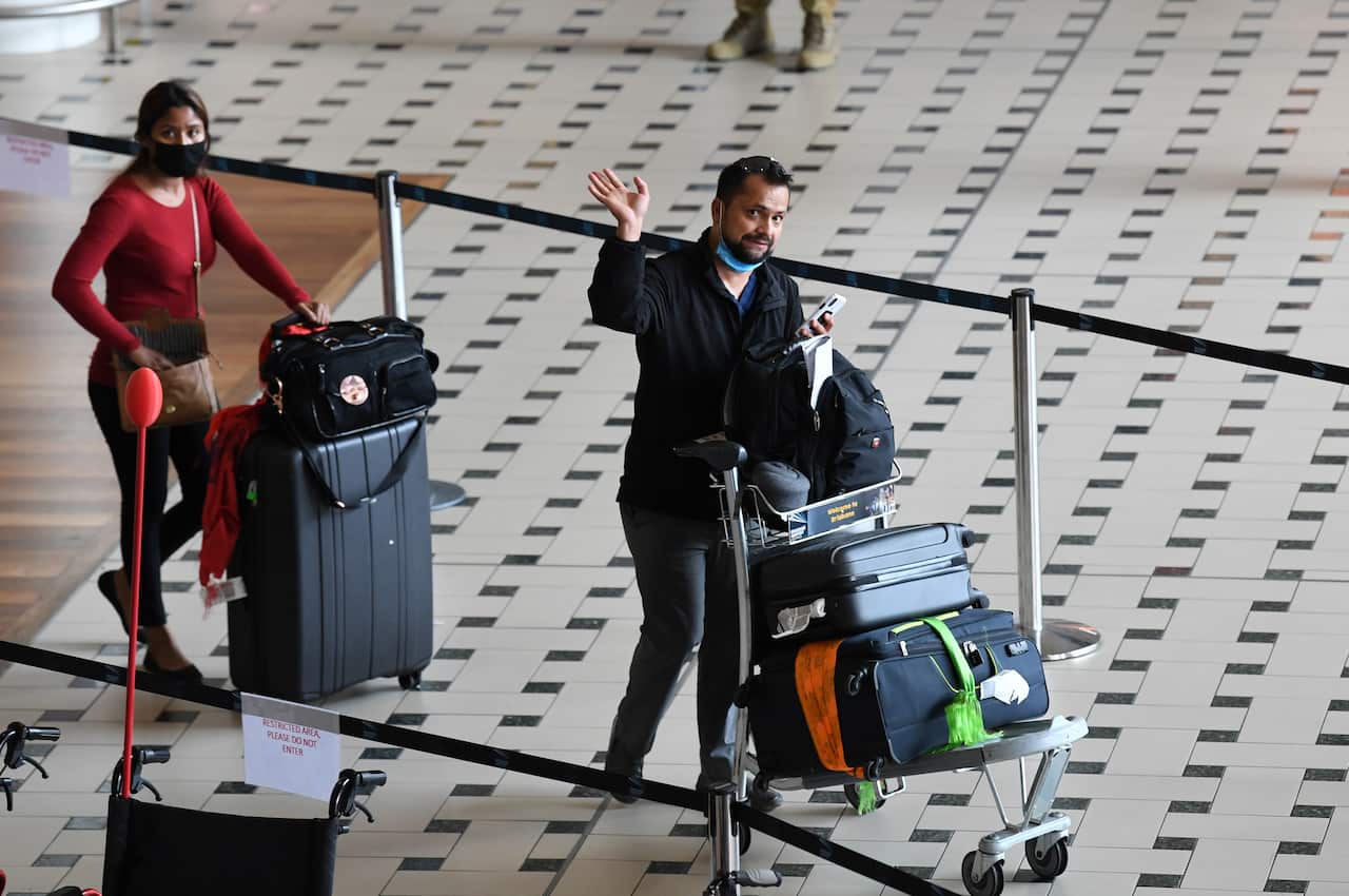 Nepali travellers Brisbane Australia Airport