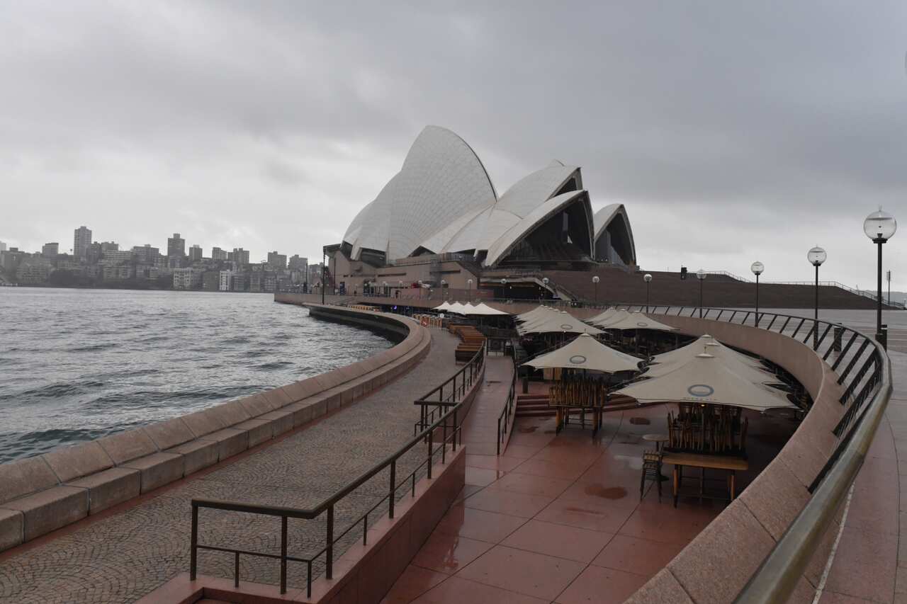 An empty Sydney Opera House