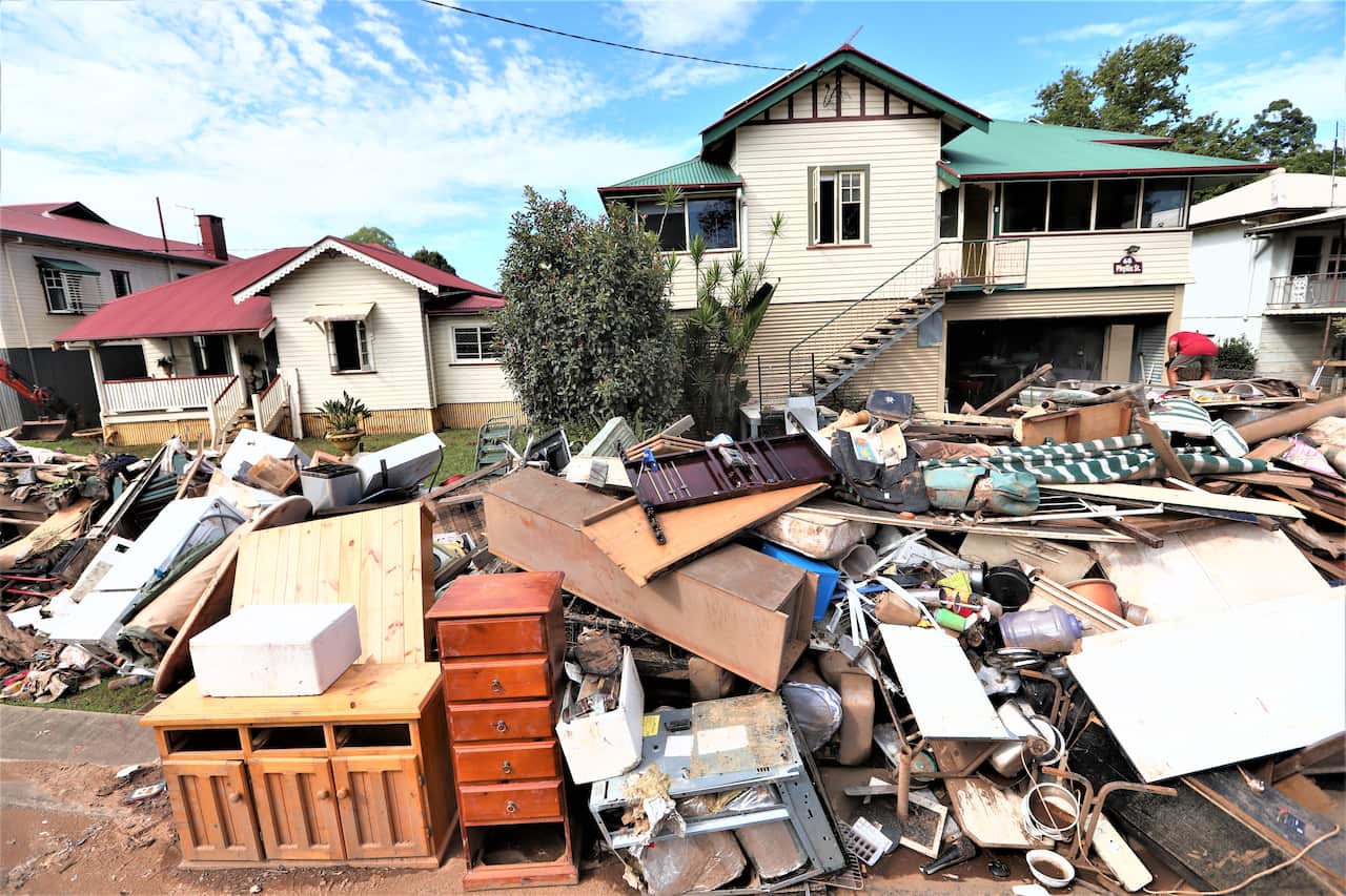 Scenes in South Lismore, NSW, Wednesday , March 9, 2022. 