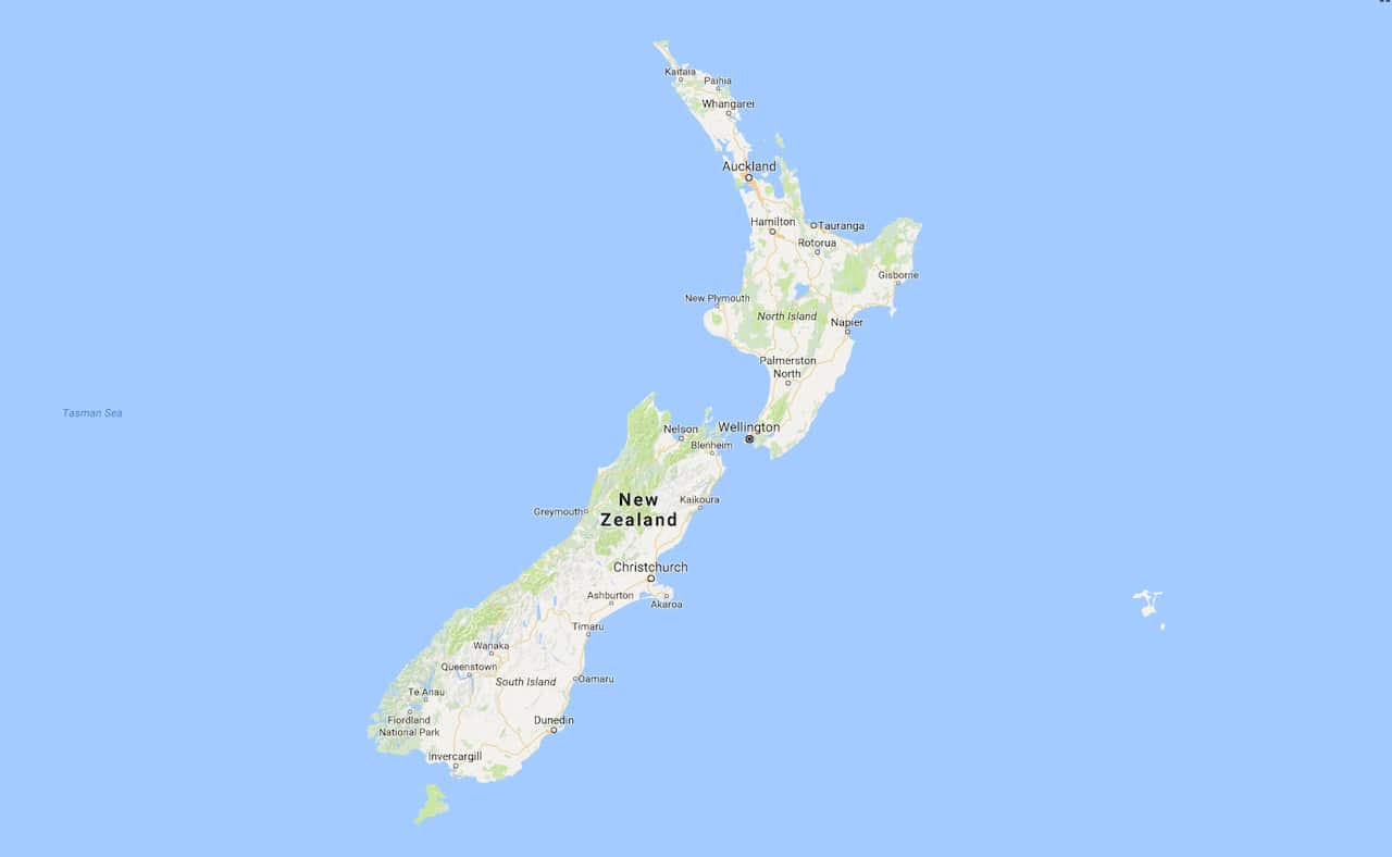 New Zealand Map