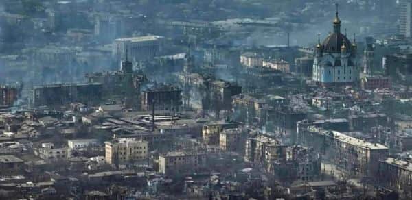 War in Ukraine. Mariupol, April 2022.
