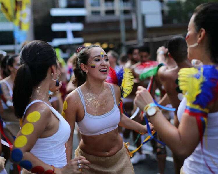 LGTBIQ Latinos in Sydney Mardi Gras 2019