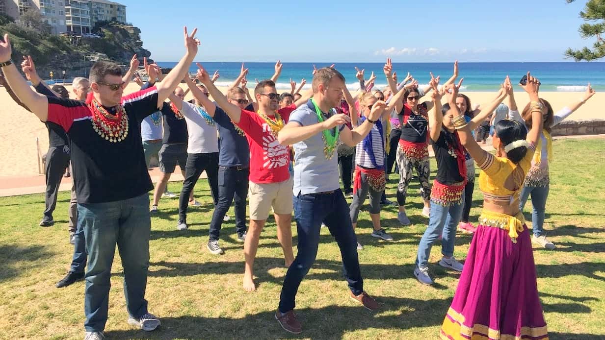 Shyamla Eswaran and the employees of Yum!