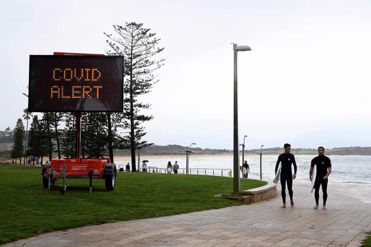 Sydney's northern beaches remains the centre of a coronavirus outbreak cluster with around 70 infections recorded, 