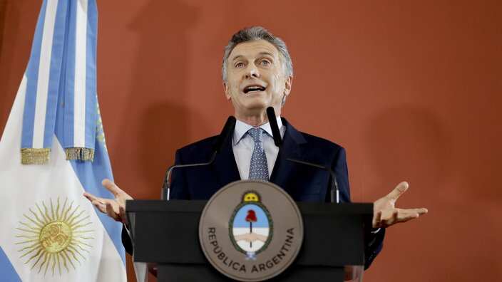 Argentina's President Mauricio Macri 