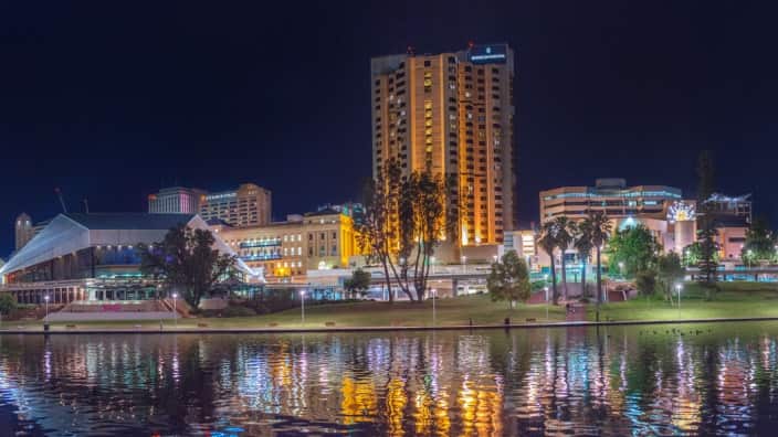 Adelaide by night