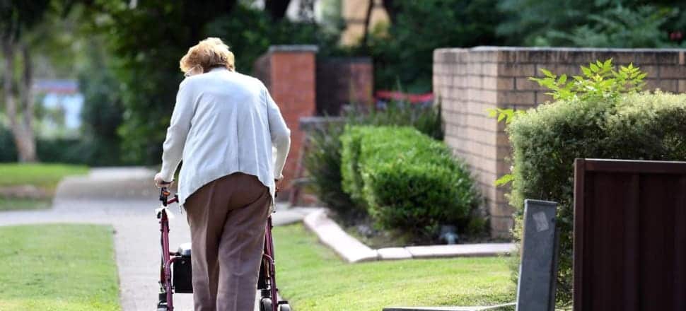 Aged care resident