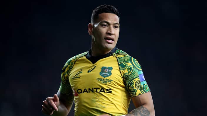 Former Wallabies player Israel Folau