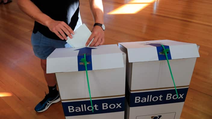 Voters cast their ballots in the national elections