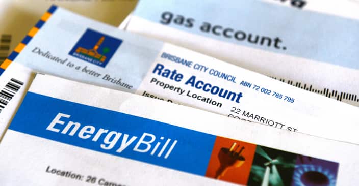 A pile of bills in Brisbane, Wednesday, Oct. 30, 2013. (AAP Image/Dan Peled) NO ARCHIVING