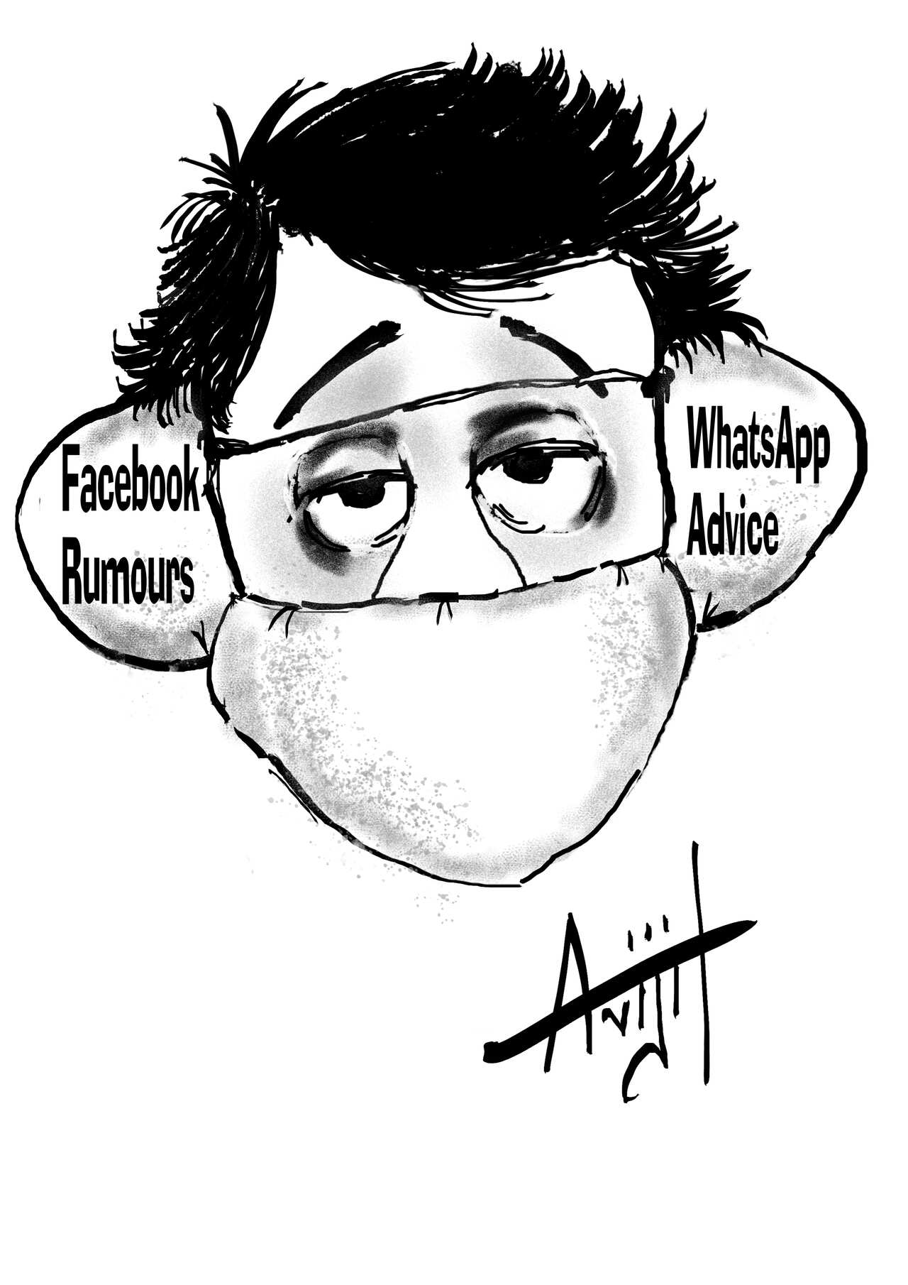 Cartoonist Avijit Sarkar creates awareness with his latest Coronavirus Files project