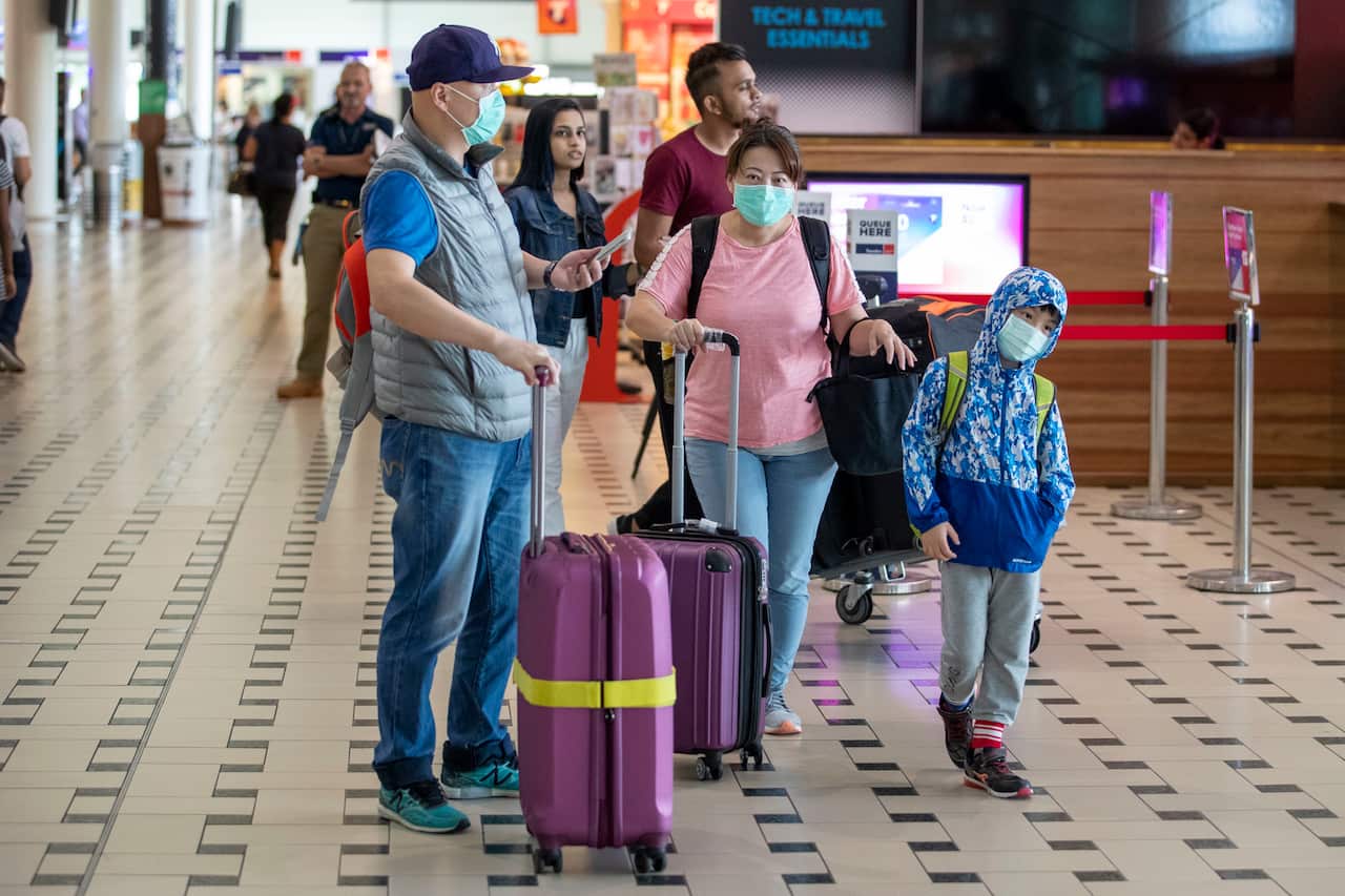 مسافران در فرودگاه بریزبن