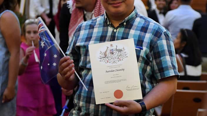 每年都有大批移民在澳洲國慶日入籍成為公民。