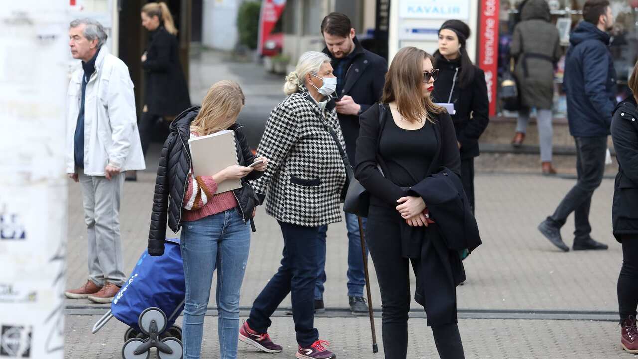 Corona virus Zagreb Croatia 