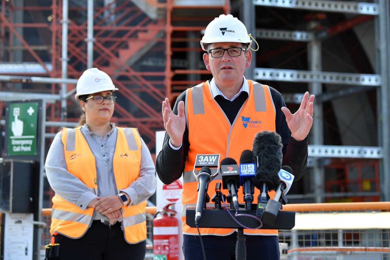 Victorian Premier Daniel Andrews speaks to media