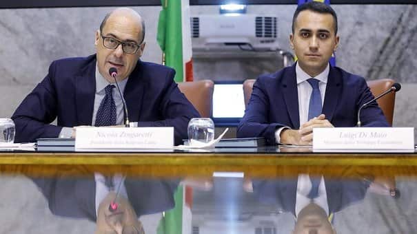 Nicola Zingaretti e Luigi Di Maio