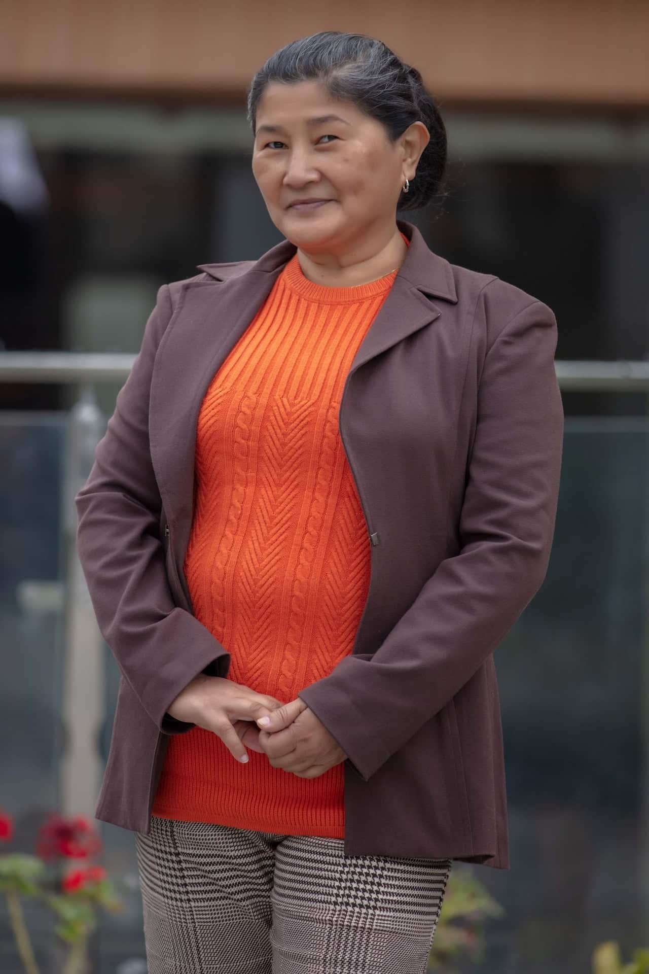 President of midwives association of Nepal Dr.Laxmi Tamang.