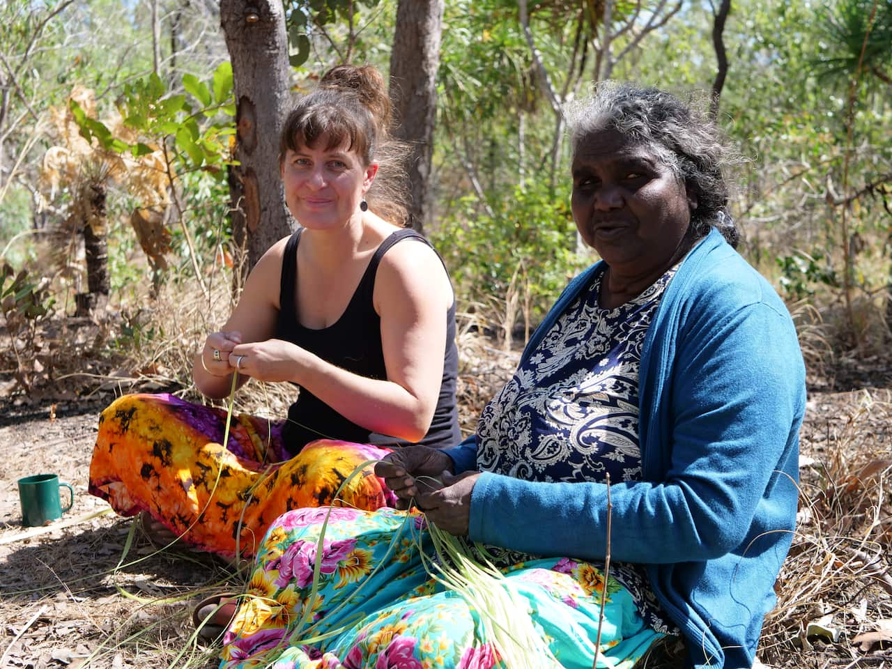 Associate Professor Elaine Lawurrpa Maypilama and Dr Sarah Ireland 
