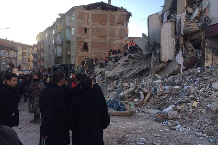 Earthquake in Elazig province, turkey