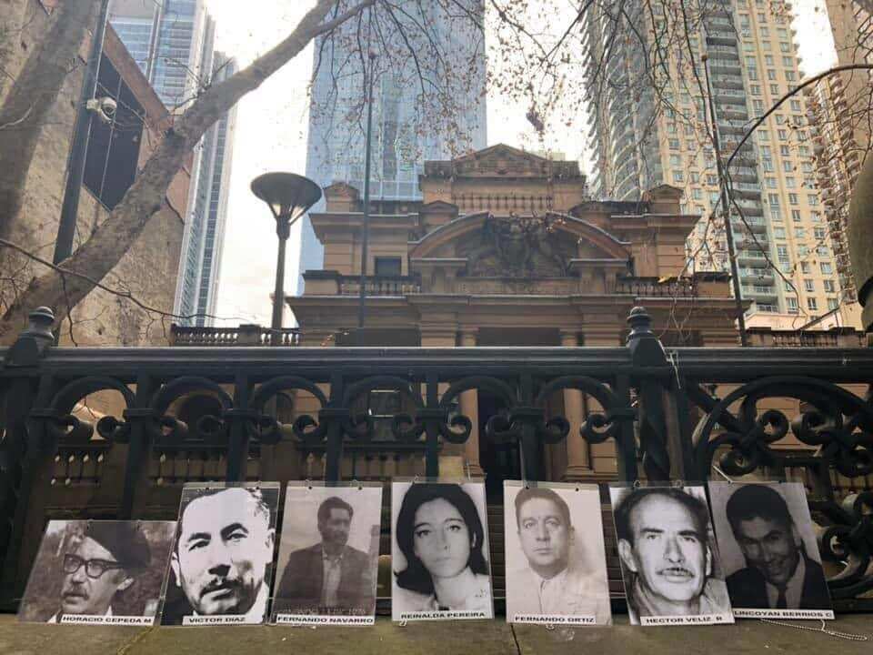 Imágenes de desaparecidos en Chile ante la Corte Local de Nueva Gales del Sur