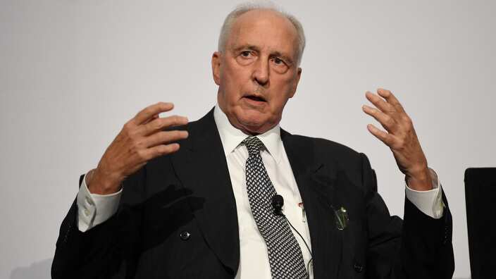 Former Prime Minister Paul Keating 