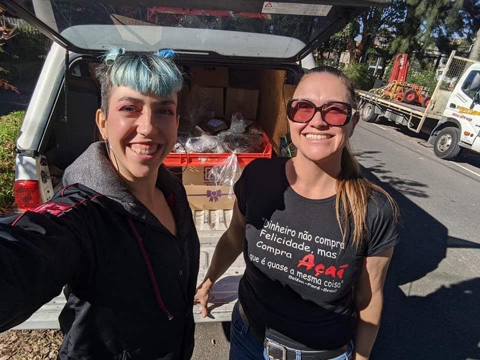 Brazilian Aid team Gabi Valverder