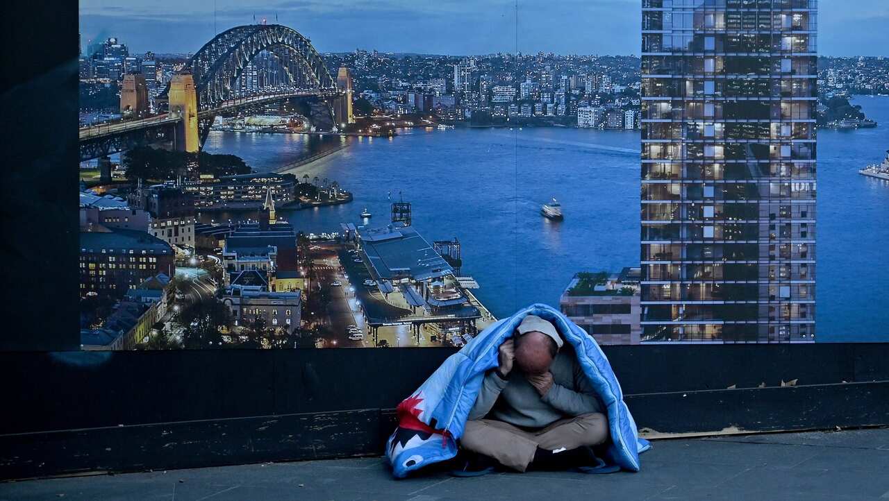 homeless man
