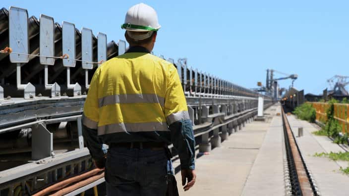 Coal Terminal Workman