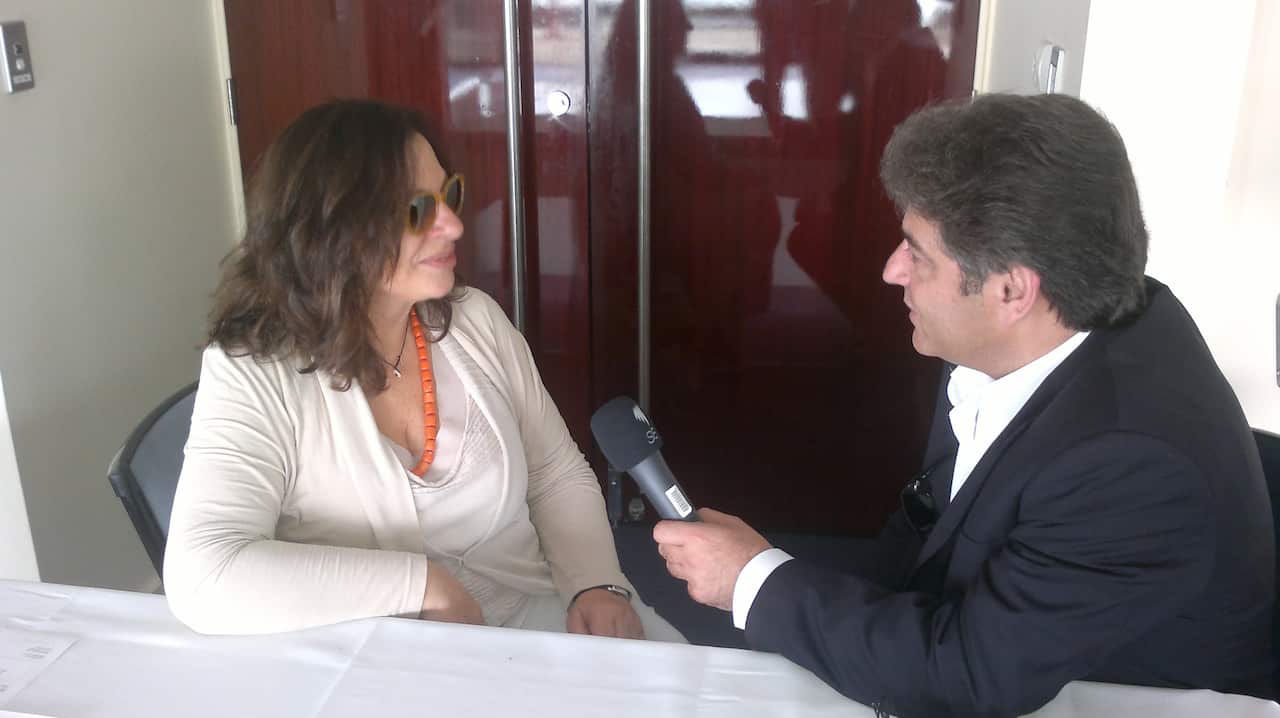 Singer Haris Alexiou interviewed by Themi Kallos, Executive Producer of SBS Greek.