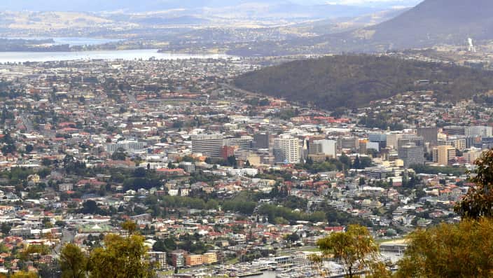 The Tasmania state capital of Hobart