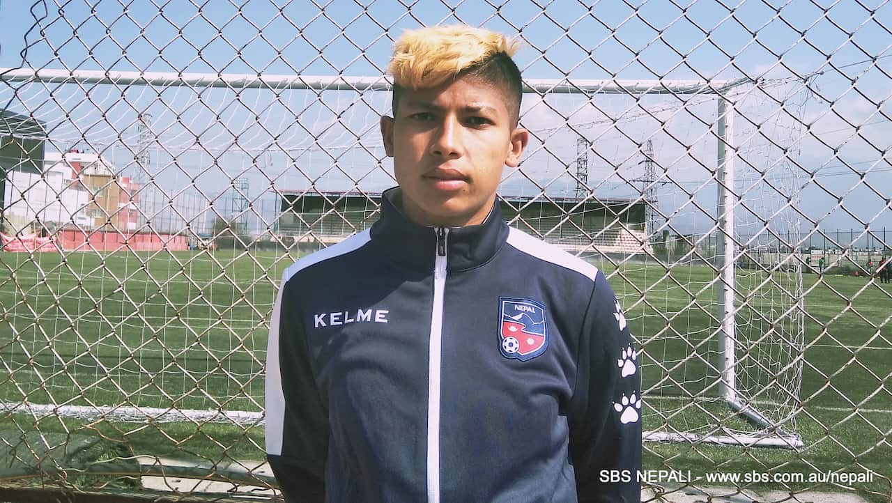 Savitra Bhandari from Nepal's national women's team