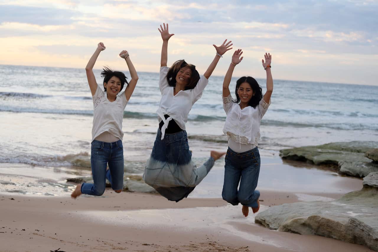  Yoshiko Butler, Asuka Endo, and Ikuko Umemura from KoKeBee, a Sydney-based eco-business started by Japanese mums.