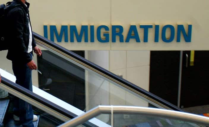A passengers at Brisbane International Airport 