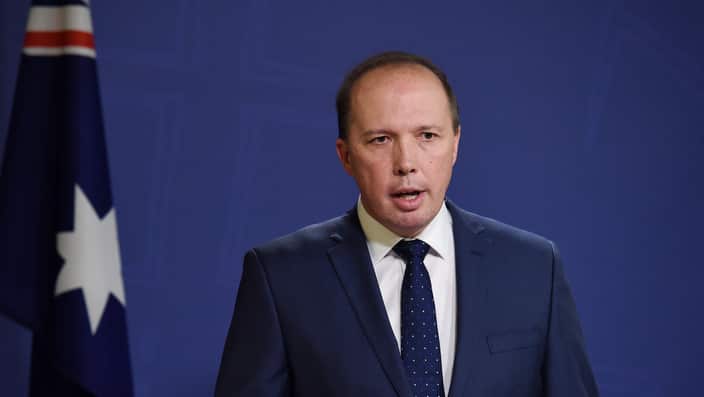 Australia's Home Affairs Minister Peter Dutton