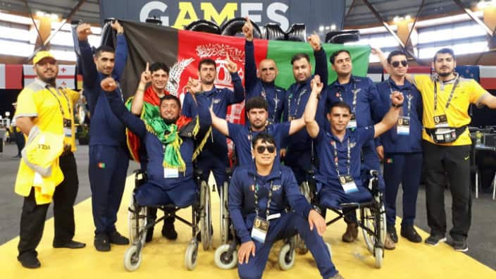 Afghan Team at Invictus competition