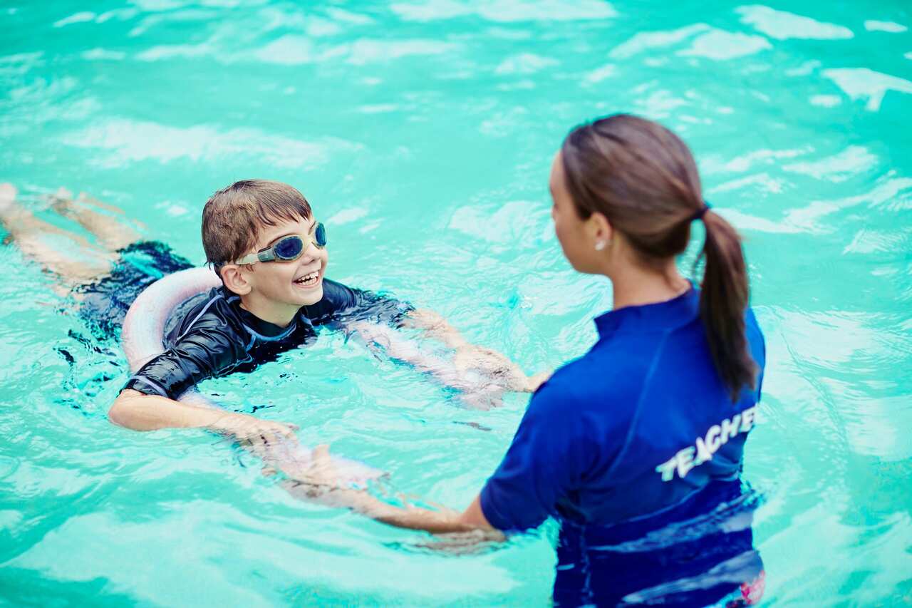 It's important for children to re-enrol in swimming lessons (Getty)