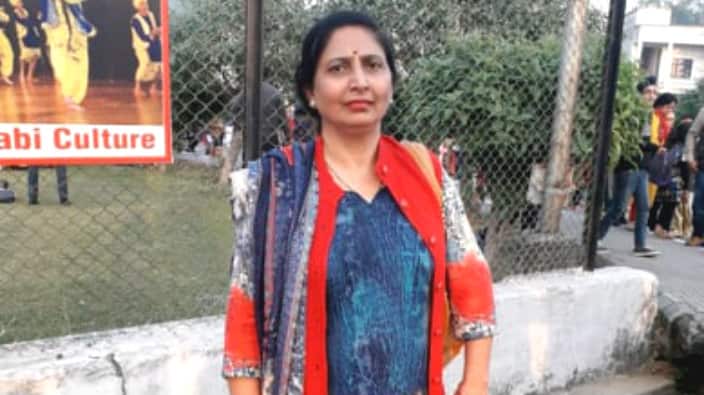 Mrs Kailash Sharma mother of a CRPF jawan