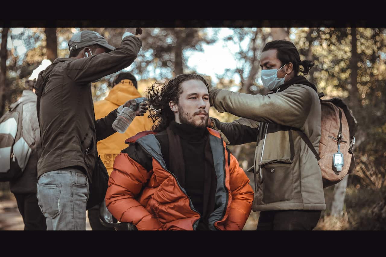 Australian filmmaker Kalani Gacon says he is desperate to go back to nepal.