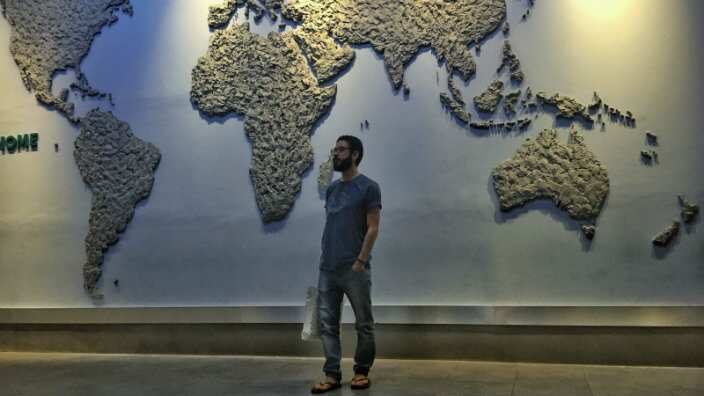 Hassan Al Kontar in Kuala Lumpur airport