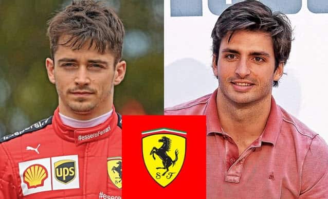 Charles Leclerc e Carlos Sainz jr guideranno le due Ferrari nel prossimo campionato del mondo di Formula 1