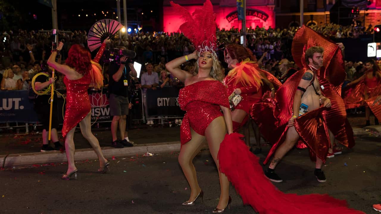 Mardi Gras celebration in Sydney