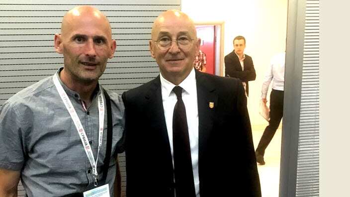 Zoran Subic, Slavoljub Muslin, 2017. Serbia vs Wales