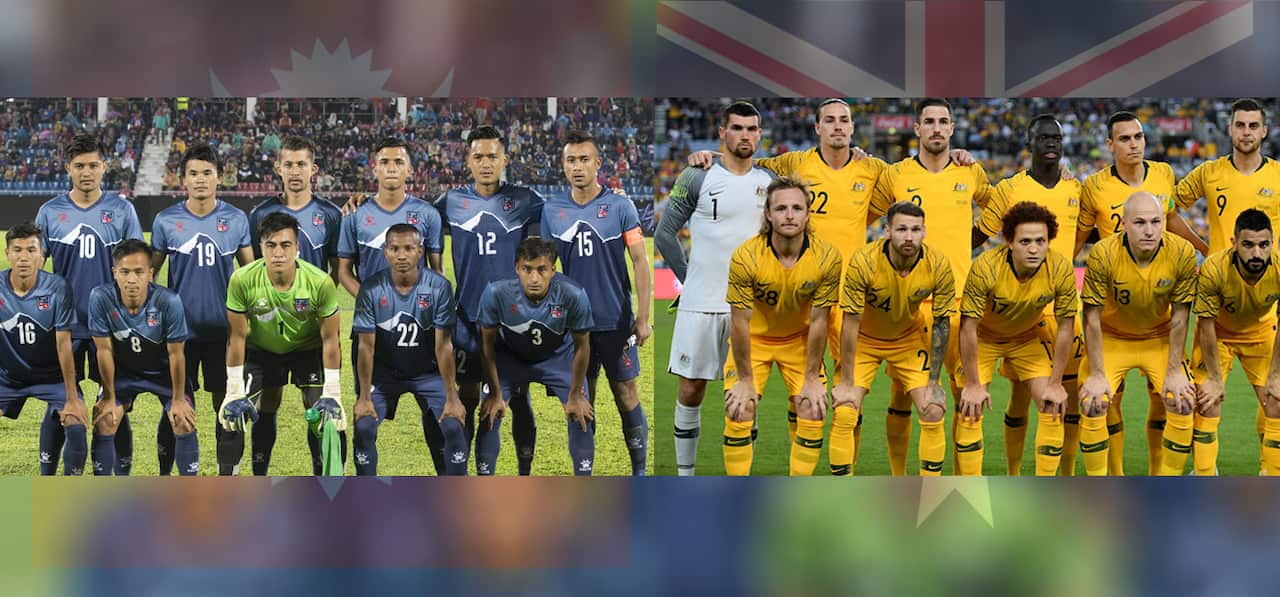 Nepal and Australia will face each other in the Fifa world cup qualifiers