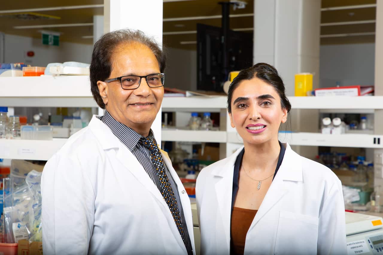 Prof Suresh Bhargava and Dr Nida Mirzadeh